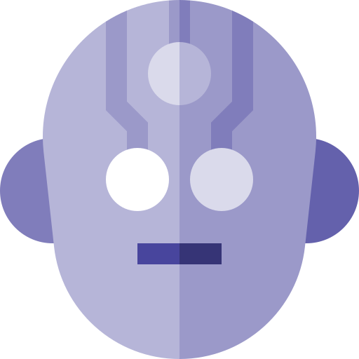 Artificial intelligence Basic Straight Flat icon