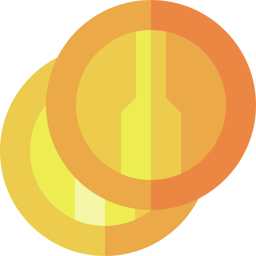 criptomoneda Basic Straight Flat icono