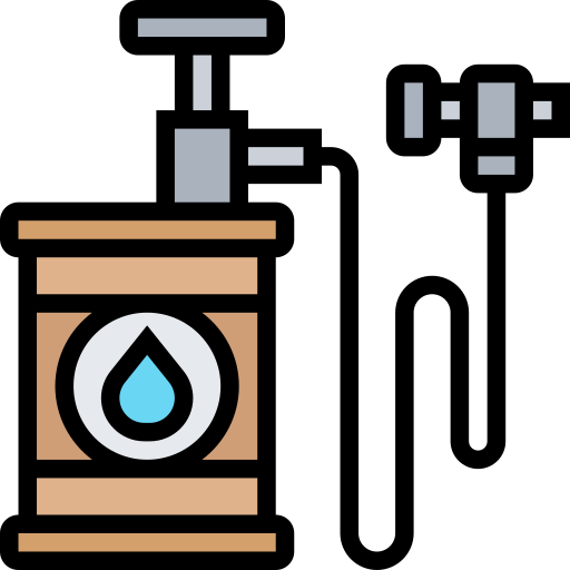 Hand pump Meticulous Lineal Color icon