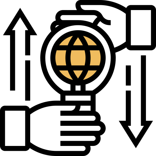 国際ビジネス Meticulous Yellow shadow icon