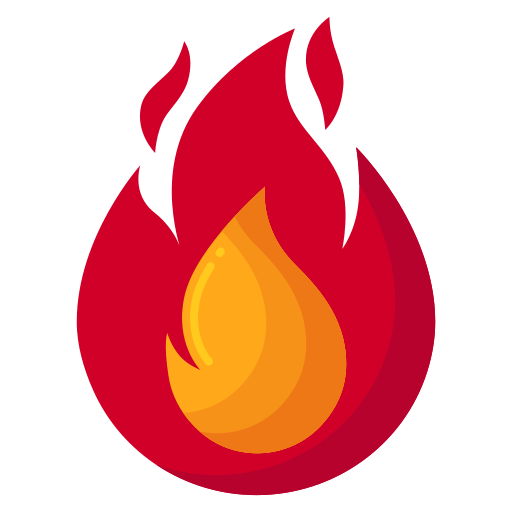 płomienie Flaticons Flat ikona