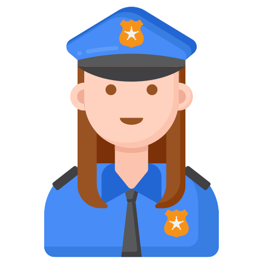 Policewoman Flaticons Flat icon