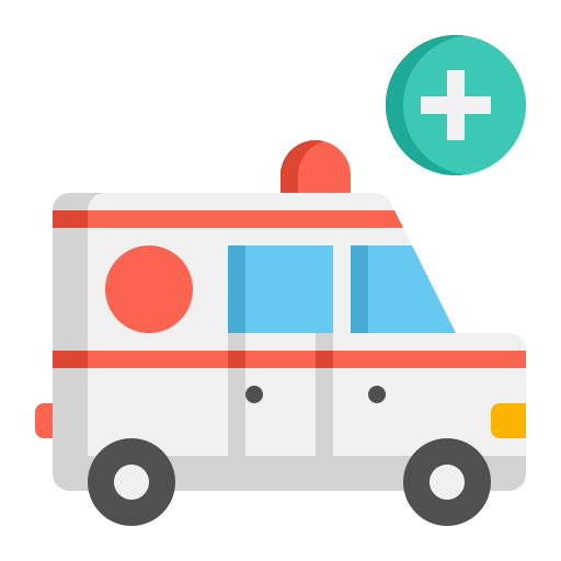 ambulancia Flaticons Flat icono