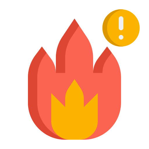 fuoco Flaticons Flat icona