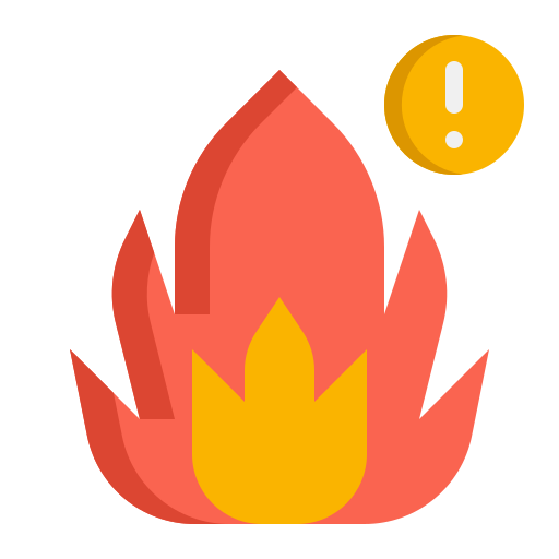 Огонь Flaticons Flat иконка