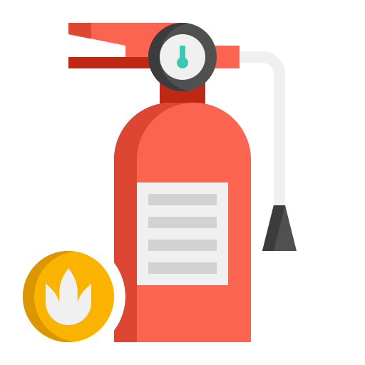 Fire extinguisher Flaticons Flat icon