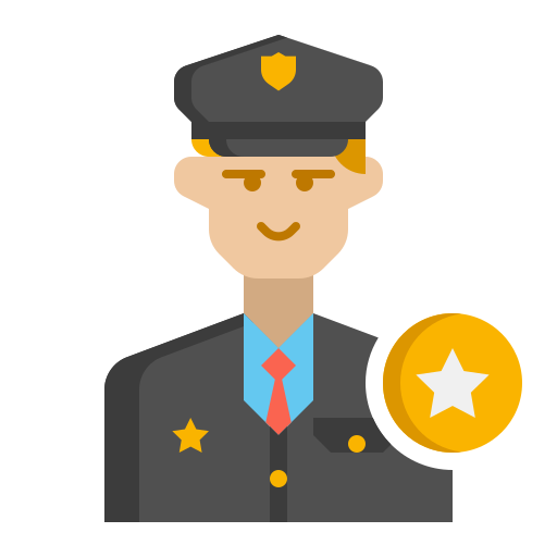 Police Flaticons Flat icon