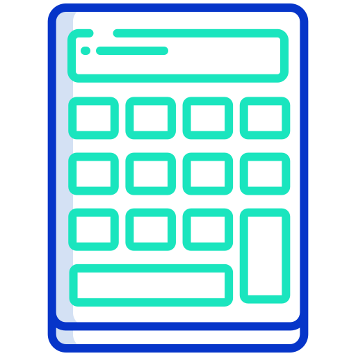 Калькулятор Icongeek26 Outline Colour иконка