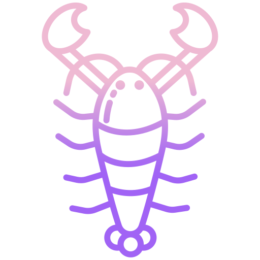 Crab Icongeek26 Outline Gradient icon