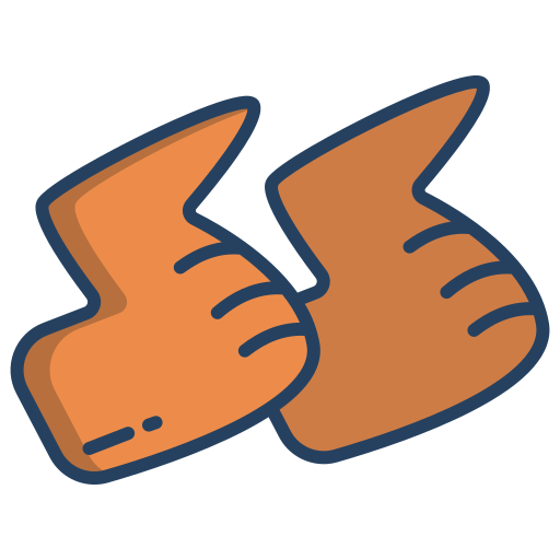 Chicken wings Icongeek26 Linear Colour icon