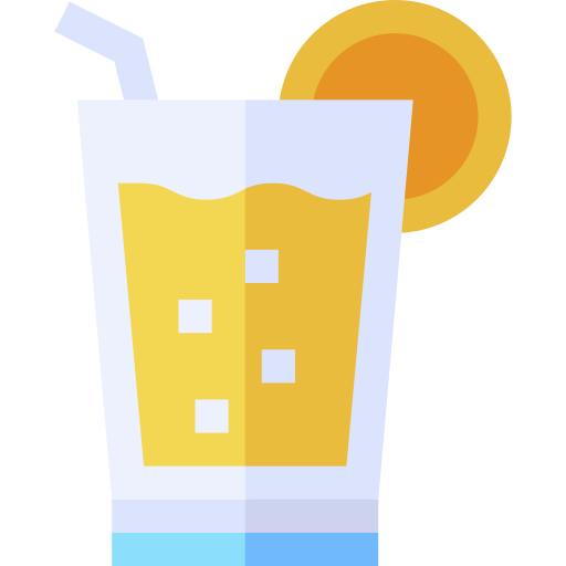 Lemon juice Basic Straight Flat icon