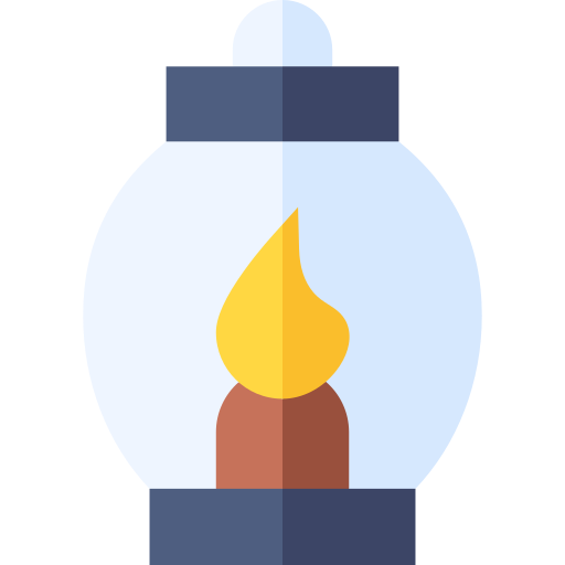 Öllampe Basic Straight Flat icon