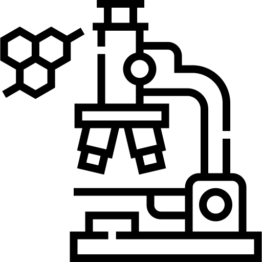 Microscope Detailed Straight Lineal icon