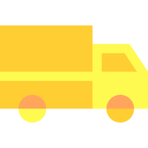 camion de livraison Basic Sheer Flat Icône