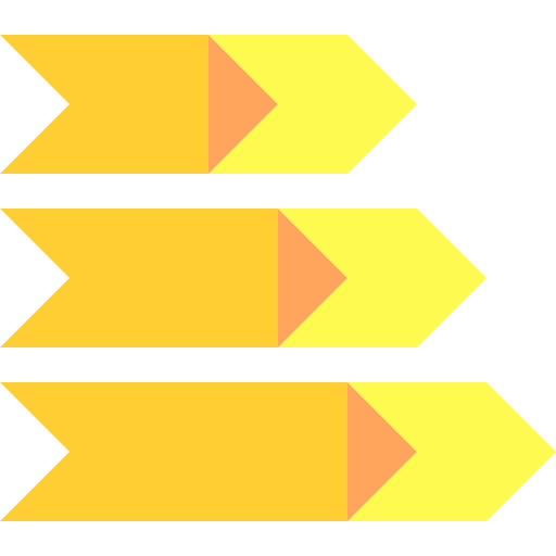 staafdiagram Basic Sheer Flat icoon