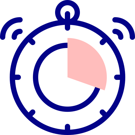 timer Detailed Mixed Lineal color icon