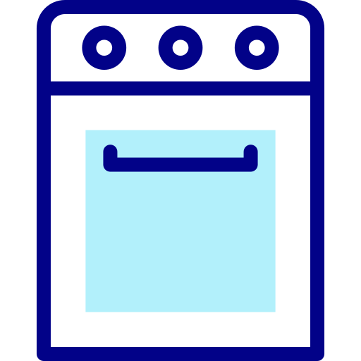 estufa de cocina Detailed Mixed Lineal color icono