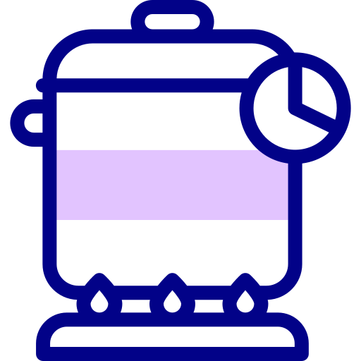 garnek Detailed Mixed Lineal color ikona