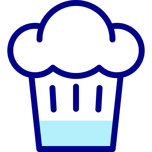czapka szefa kuchni Detailed Mixed Lineal color ikona