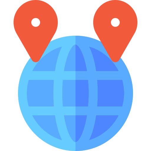 global Basic Rounded Flat icono