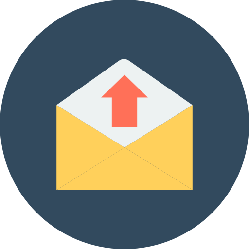 Email Flat Color Circular icon