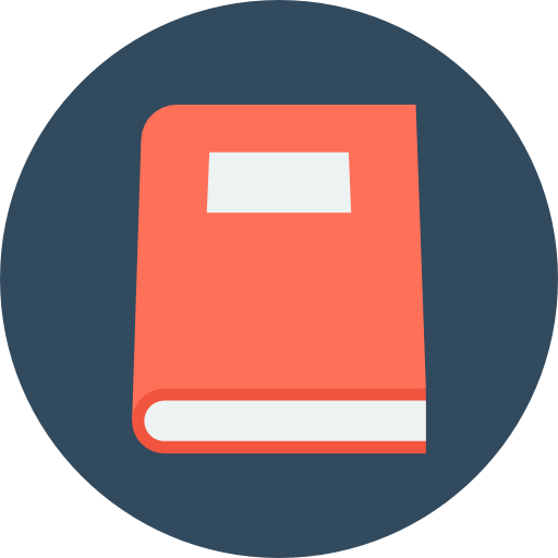도서 Flat Color Circular icon