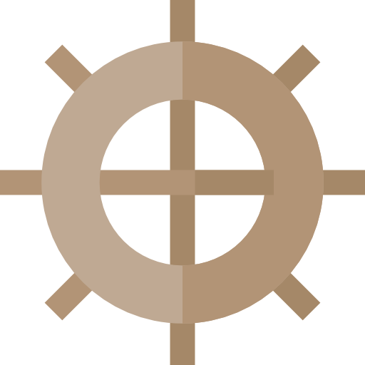 timón Basic Straight Flat icono