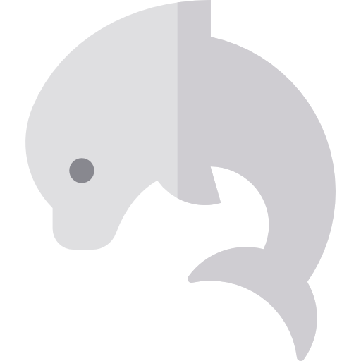 Дельфин Basic Straight Flat иконка