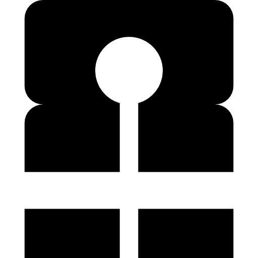 chaleco salvavidas Basic Straight Filled icono