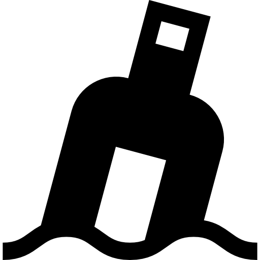 Бутылка Basic Straight Filled иконка