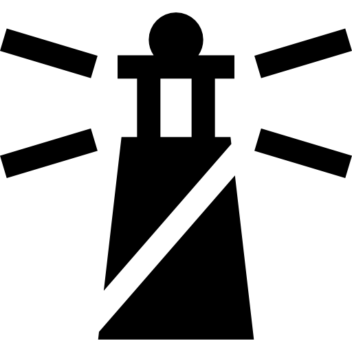 灯台 Basic Straight Filled icon