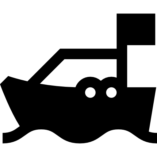 Boat Basic Straight Filled icon
