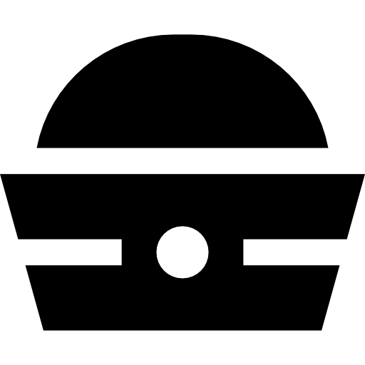 gorra de marinero Basic Straight Filled icono