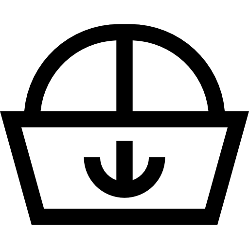 gorra de marinero Basic Straight Lineal icono