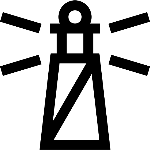 Lighthouse Basic Straight Lineal icon