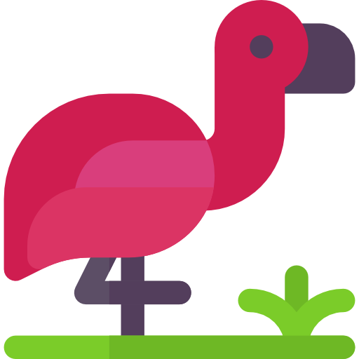 flamingo Basic Rounded Flat icoon