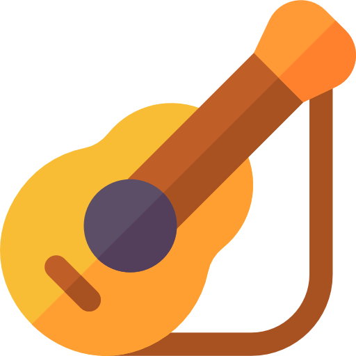 Guitar Basic Rounded Flat icon
