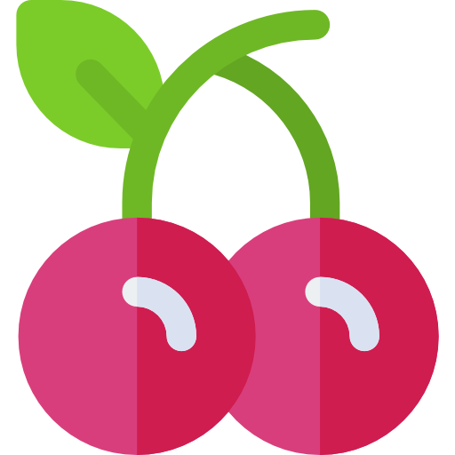 Cherries Basic Rounded Flat icon