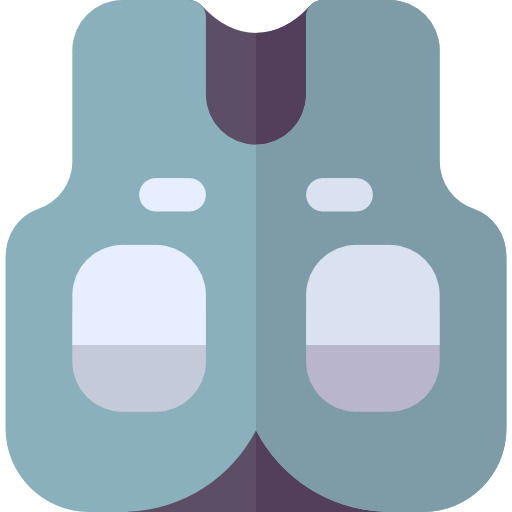 Vest Basic Rounded Flat icon