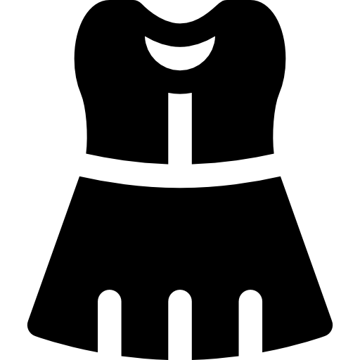sukienka Basic Rounded Filled ikona