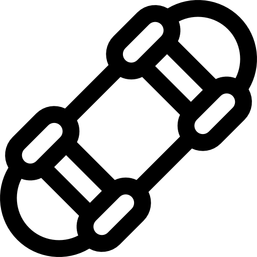 deskorolka Basic Rounded Lineal ikona