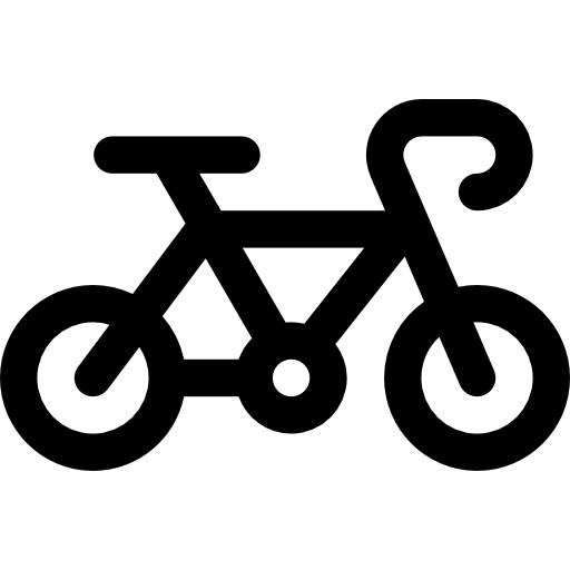 bicicletta Basic Rounded Lineal icona