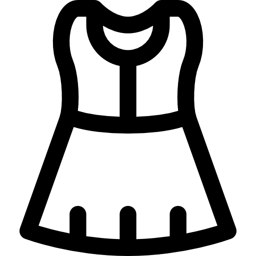 sukienka Basic Rounded Lineal ikona