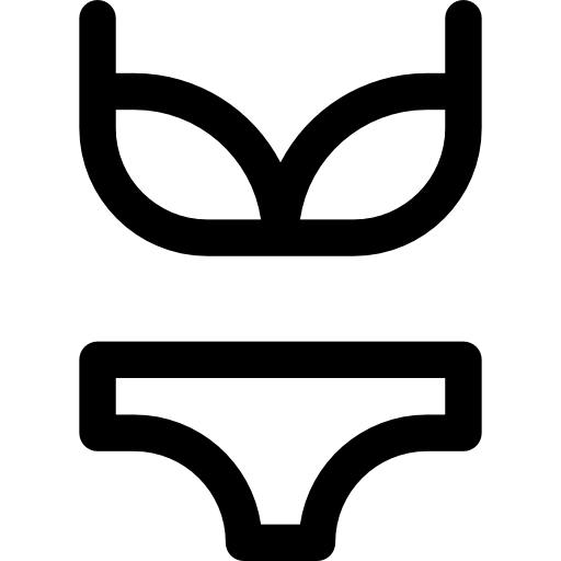 bikini Basic Rounded Lineal icon