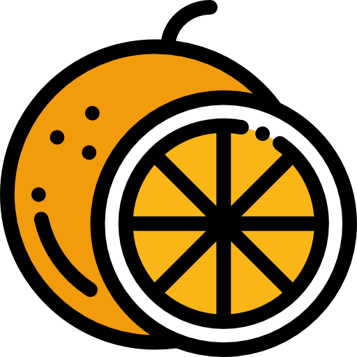 orange Detailed Rounded Lineal color icon