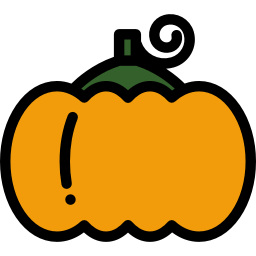 かぼちゃ Detailed Rounded Lineal color icon