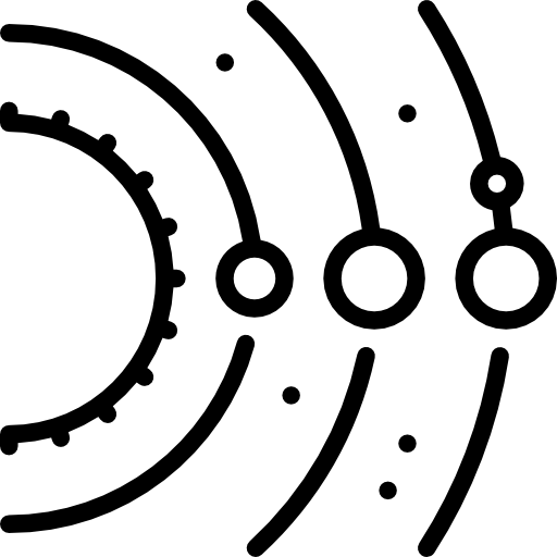 sistema solar Special Lineal icono