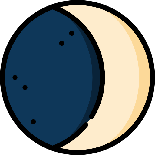 fase lunar Special Lineal color icono