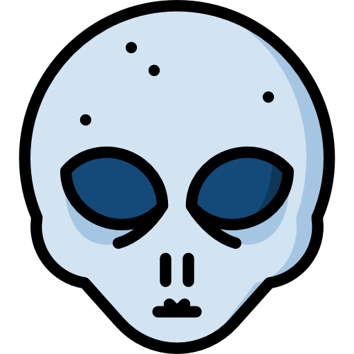 alieno Special Lineal color icona