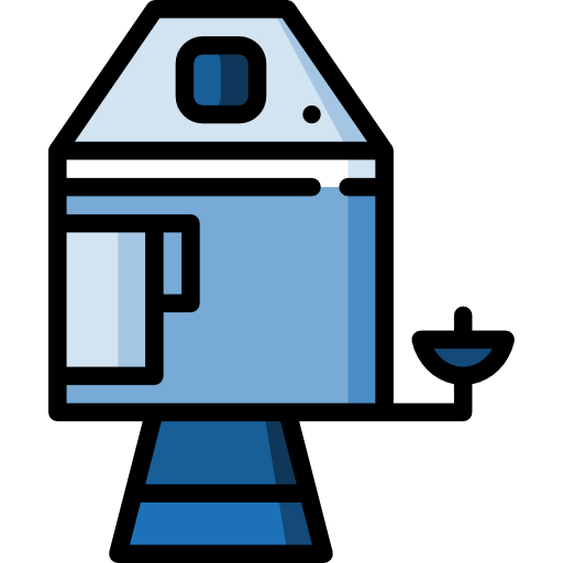 우주 캡슐 Special Lineal color icon